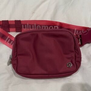 Lululemon Athletica Red Belt Bag